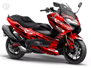 KIT DÉCO YAMAHA TMAX 562 RED ALERTE