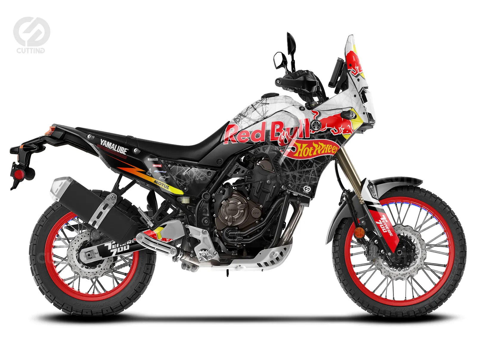 KIT DÉCO YAMAHA TENERE 700 REDBULL